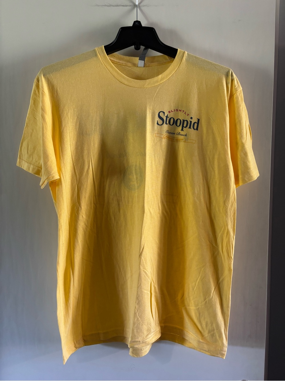 Next Level Apparel Yellow Slightly Stoopid Graphic Tee